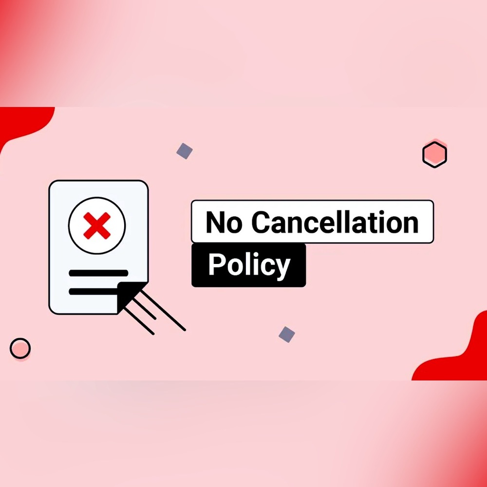 🚨NO CANCELLATIONS ON LIVE SHOWS🚨